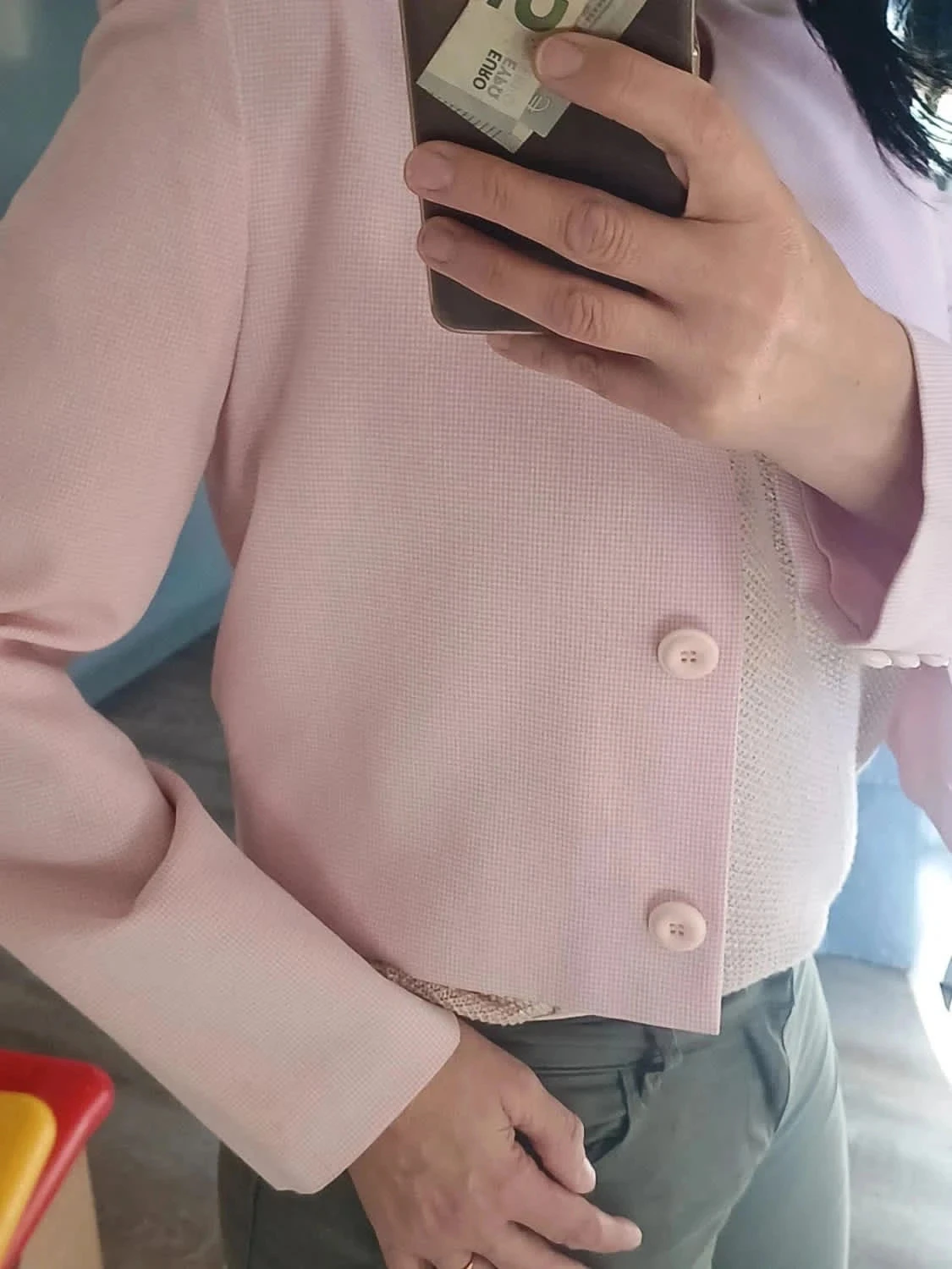 Chaqueta vichy vintage talla 36 – photo 13